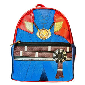 NWT Loungefly Marvel Metallic Doctor Strange Cosplay Mini Backpack